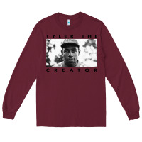 Burgundy tyler the creator Long Sleeve Tee - linhVisuals