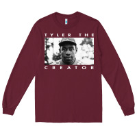 Burgundy tyler the creator Long Sleeve Tee - linhVisuals