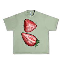 Oil Green strawberries 1 Urban Heavy Tee - BundleAndBundleShop