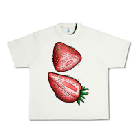 Pistachio strawberries 1 Urban Heavy Tee - BundleAndBundleShop