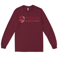 Burgundy stevens institute of technology Long Sleeve Tee - linhVisuals