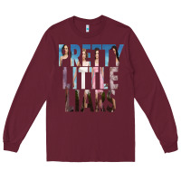 Burgundy pretty little liars Long Sleeve Tee - linhVisuals