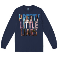 Navy pretty little liars Long Sleeve Tee - linhVisuals