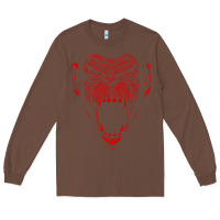 Chestnut primal onnit t chimp Long Sleeve Tee - linhVisuals