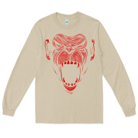 Mushroom primal onnit t chimp Long Sleeve Tee - linhVisuals