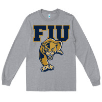 Heather Grey The fiu panthers Long Sleeve Tee - linhVisuals