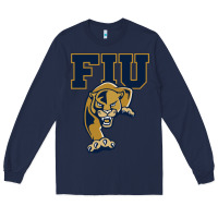 Navy The fiu panthers Long Sleeve Tee - linhVisuals