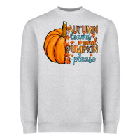 Autumn Leaves And Pumpkin Please Heavyweight Sweatshirt | Teevron