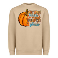 Mushroom Autumn leaves and pumpkin please Heavyweight Sweatshirt - RanaPortraitStore