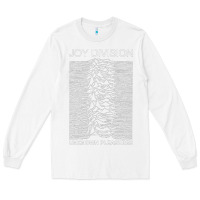 White joy division Long Sleeve Tee - linhVisuals