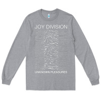 Heather Grey joy division Long Sleeve Tee - linhVisuals