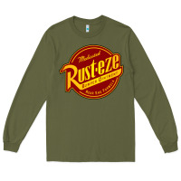 Army Green Rust Eze Long Sleeve Tee - linhVisuals