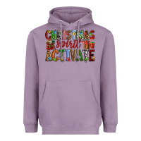 Lavender Christmas Spirit Activate Heavyweight Hoodie - RanaPortraitStore