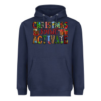 Navy Christmas Spirit Activate Heavyweight Hoodie - RanaPortraitStore