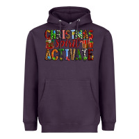 Plum Christmas Spirit Activate Heavyweight Hoodie - RanaPortraitStore