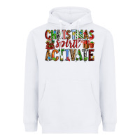 White Christmas Spirit Activate Heavyweight Hoodie - RanaPortraitStore