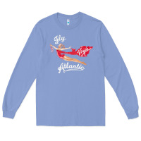 Colony Blue princess diana virgin atlantic fly atlantic Long Sleeve Tee - linhVisuals