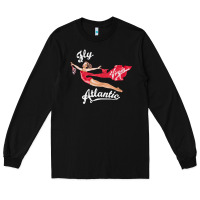 Black princess diana virgin atlantic fly atlantic Long Sleeve Tee - linhVisuals