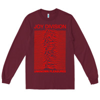 Burgundy joy division Long Sleeve Tee - linhVisuals