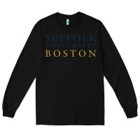 Black suffolk university Long Sleeve Tee - linhVisuals