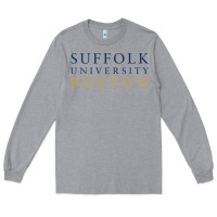 Heather Grey suffolk university Long Sleeve Tee - linhVisuals