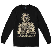 Black vintage charles bukowski Long Sleeve Tee - linhVisuals