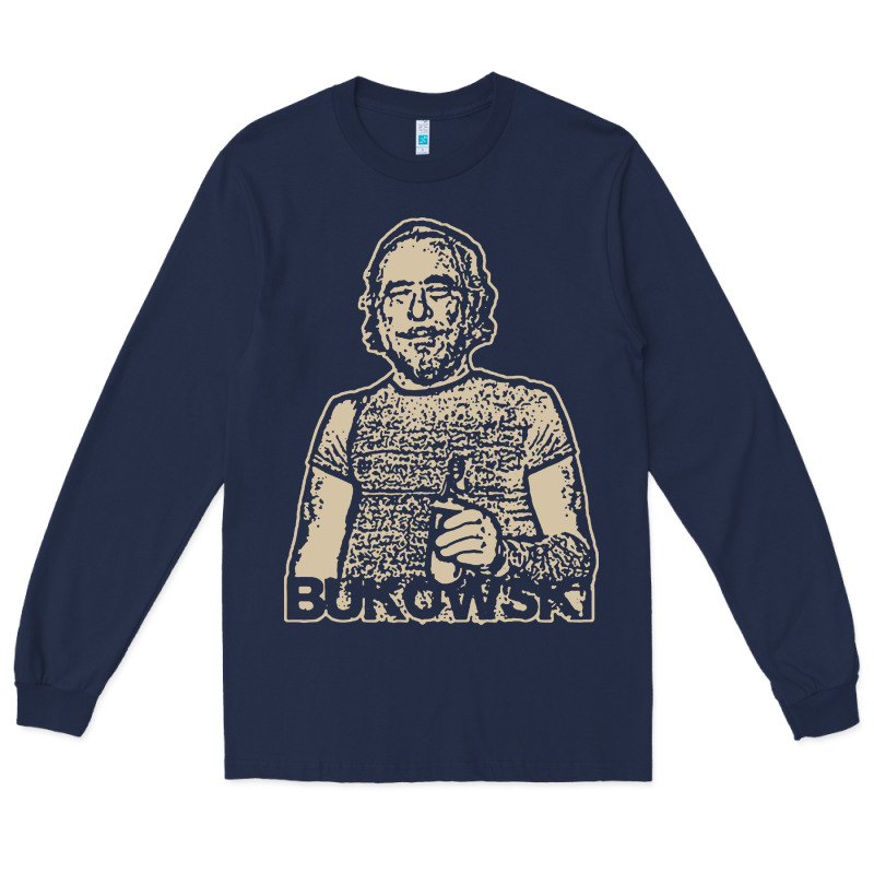Vintage Charles Bukowski Long Sleeve Tee by linhVisuals | Teevron