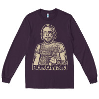 Plum vintage charles bukowski Long Sleeve Tee - linhVisuals