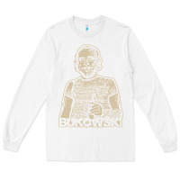 White vintage charles bukowski Long Sleeve Tee - linhVisuals