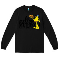 Black mellow mushroom Long Sleeve Tee - linhVisuals