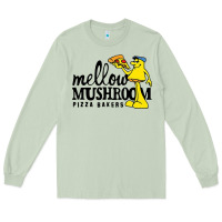 Matcha mellow mushroom Long Sleeve Tee - linhVisuals