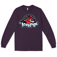 Plum Ice-Hogs Long Sleeve Tee - linhVisuals