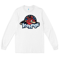 White Ice-Hogs Long Sleeve Tee - linhVisuals
