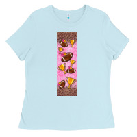 Baby Blue american football with lightning bolt  pen wrap Ladies Tee - BundleAndBundleShop