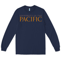 Navy University of the Pacific Long Sleeve Tee - linhVisuals