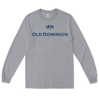 Heather Grey Old Dominion University Long Sleeve Tee - linhVisuals