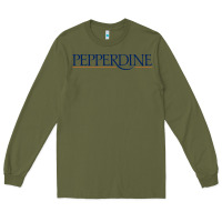 Army Green Pepperdine University Long Sleeve Tee - linhVisuals