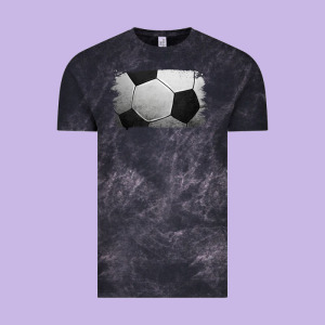 Soccer Ball Brushstroke Vintage Tee Designed By Ranaportraitstore