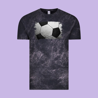 Soccer Ball Brushstroke Vintage Tee Designed By Ranaportraitstore