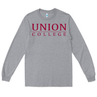 Heather Grey union college Long Sleeve Tee - linhVisuals