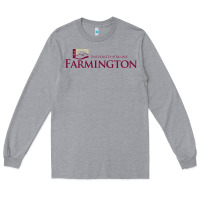 Heather Grey university of maine at farmington Long Sleeve Tee - linhVisuals