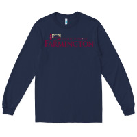 Navy university of maine at farmington Long Sleeve Tee - linhVisuals