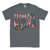 Charcoal Heather team bride Classic Tee - OliviaCreatesArt