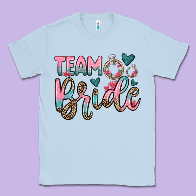 Team Bride Classic Tee Designed By Oliviacreatesart