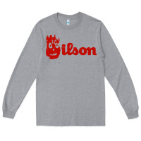 Heather Grey wilson the volleyball from castaway Long Sleeve Tee - linhVisuals