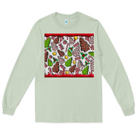 Matcha Christmas Cakes Long Sleeve Tee - CowhideDigitalArt