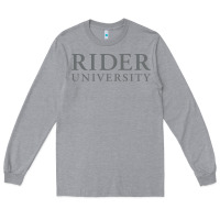 Heather Grey Rider University Long Sleeve Tee - linhVisuals