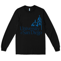 Black University of San Diego Long Sleeve Tee - linhVisuals