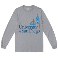 Heather Grey University of San Diego Long Sleeve Tee - linhVisuals