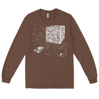 Chestnut qr code cube we are the borg Long Sleeve Tee - linhVisuals